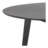 Roxby Dining Table Ø140, Black-stained