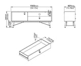 Ry Tv Table - Mat White