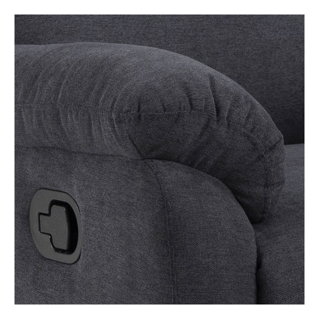 Sabia Recliner, Dark Gray Fabric