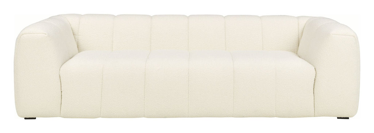 Safina 3-pers. Sofa - White textile