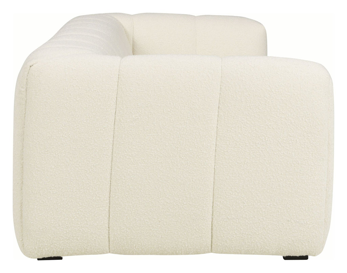 Safina 3-pers. Sofa - White textile