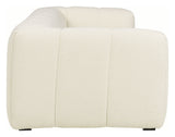 Safina 3-pers. Sofa - White textile