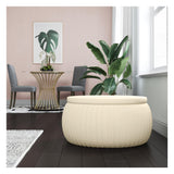 Sapphire Ottoman w. storage, Cream