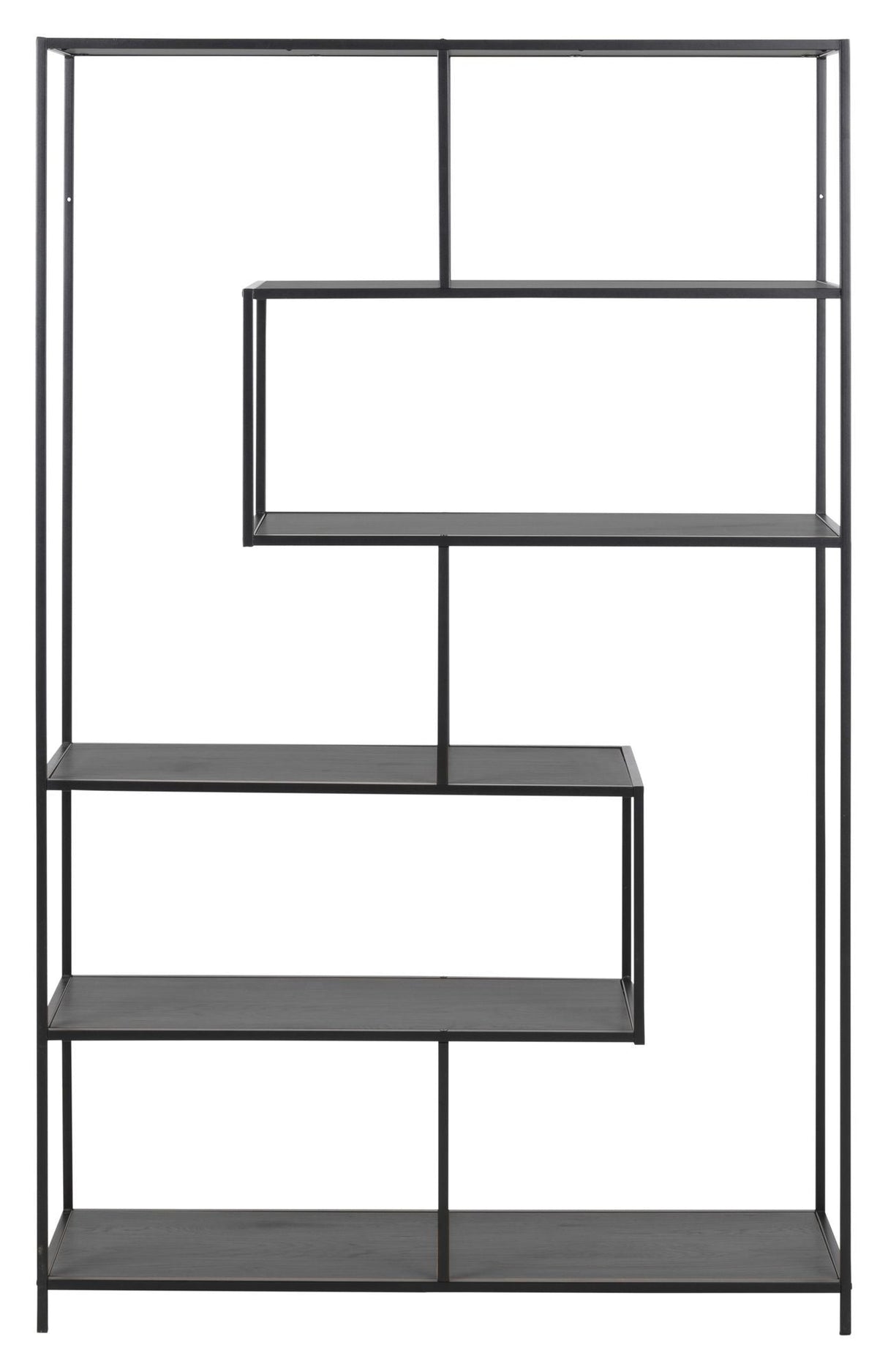 Seaford Bookshelf with 4 shelves, Black