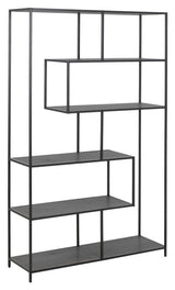 Seaford Bookshelf with 4 shelves, Black