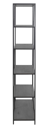 Seaford Bookshelf with 4 shelves, Black