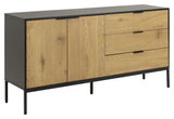 Seaford Sideboard 160x40x80, Black