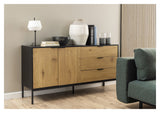 Seaford Sideboard 160x40x80, Black