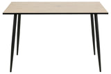 Selma Dining Table 80x120, Melamine Wild Oak White Washed