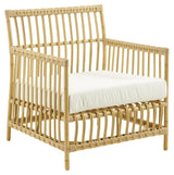 Caroline Exterior Lounge Chair, Alu-Rattan