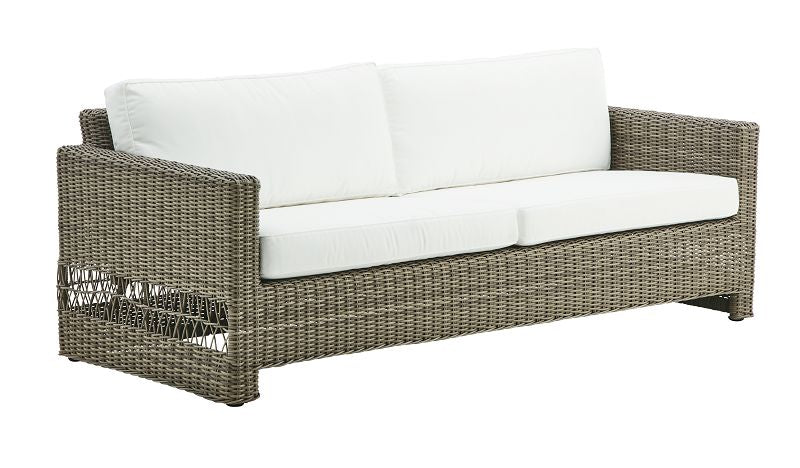 Carrie Exterior Lounge Sofa, Antique Gray