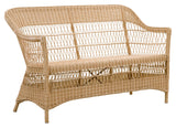 Charlot Exterior 2-seater Wicker Sofa, Alu/Nature