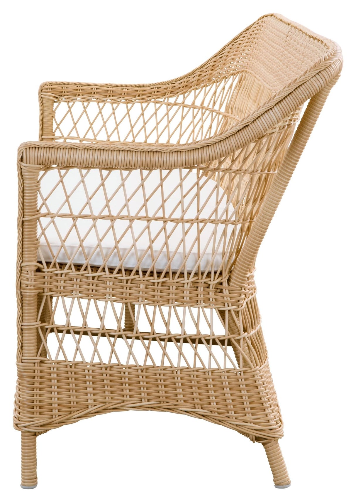 Charlot Exterior 3-seater Wicker Bed, Alu/Nature