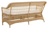 Charlot Exterior 3-seater Wicker Bed, Alu/Nature