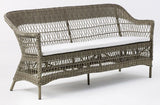 Charlot Exterior 3-seater Wicker bed, Antique gray