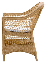 Charlot Exterior Wicker Chair, Nature