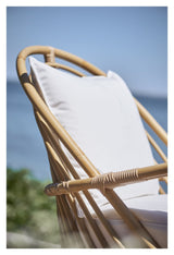 Charlottenborg Exterior Lounge Chair Frame, Alu-Rattan