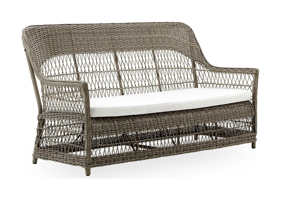 Dawn Exterior Wicker Bed, Antique Gray