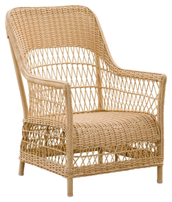 Dawn Exterior Wicker Chair, Alu/Nature