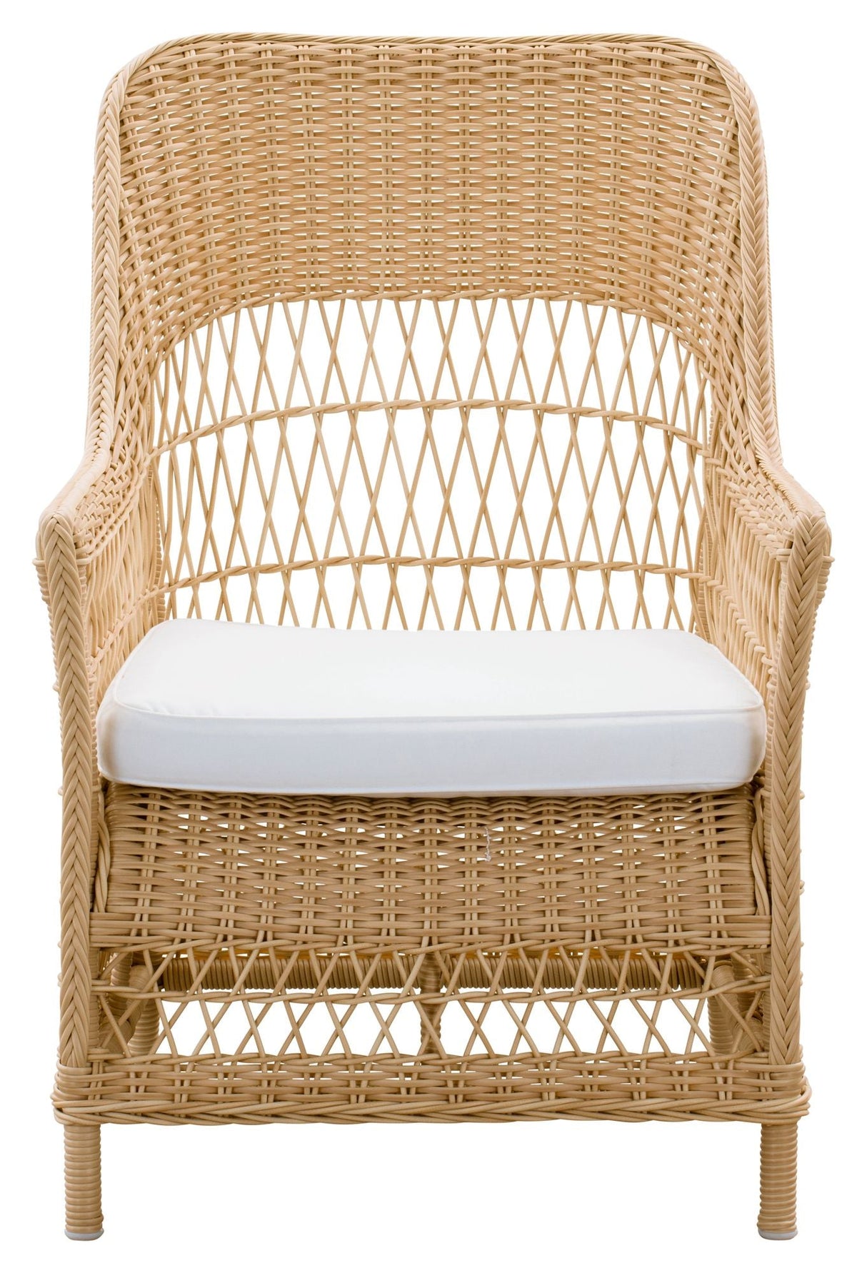 Dawn Exterior Wicker Chair, Alu/Nature