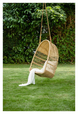 Evelyn Exterior Hanging Chair, Nature