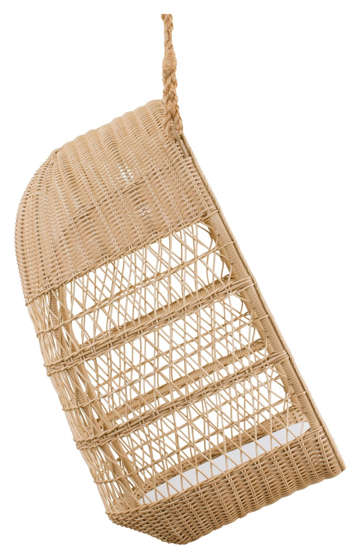 Evelyn Exterior Hanging Chair, Nature