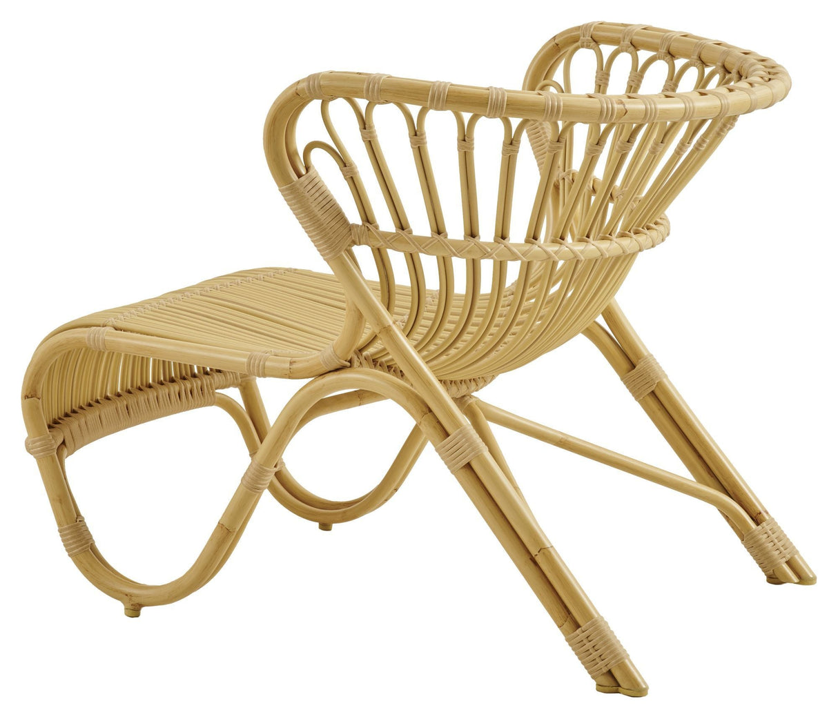 Fox Exterior Lounge Chair, Alu-Rattan