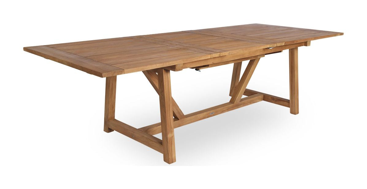 George Exterior Garden table with extension, Teak, 200x100