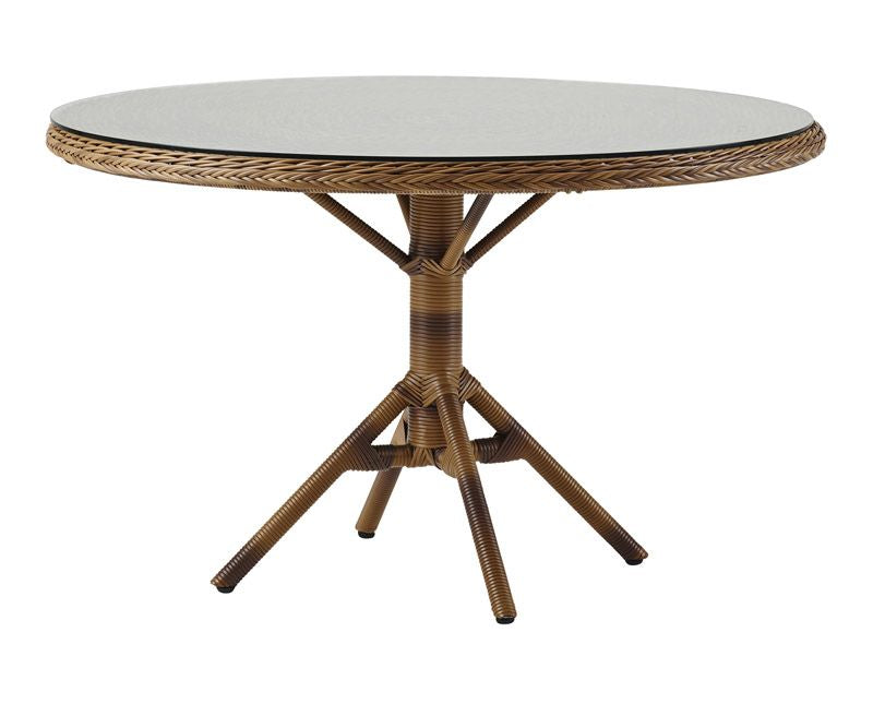 Grace Garden Table, Chestnut, Ø120