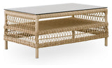 Hazel Exterior Lounge Table, Nature