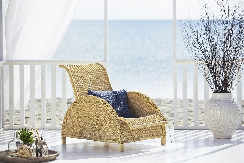 Paris Exterior Lounge Chair, Nature