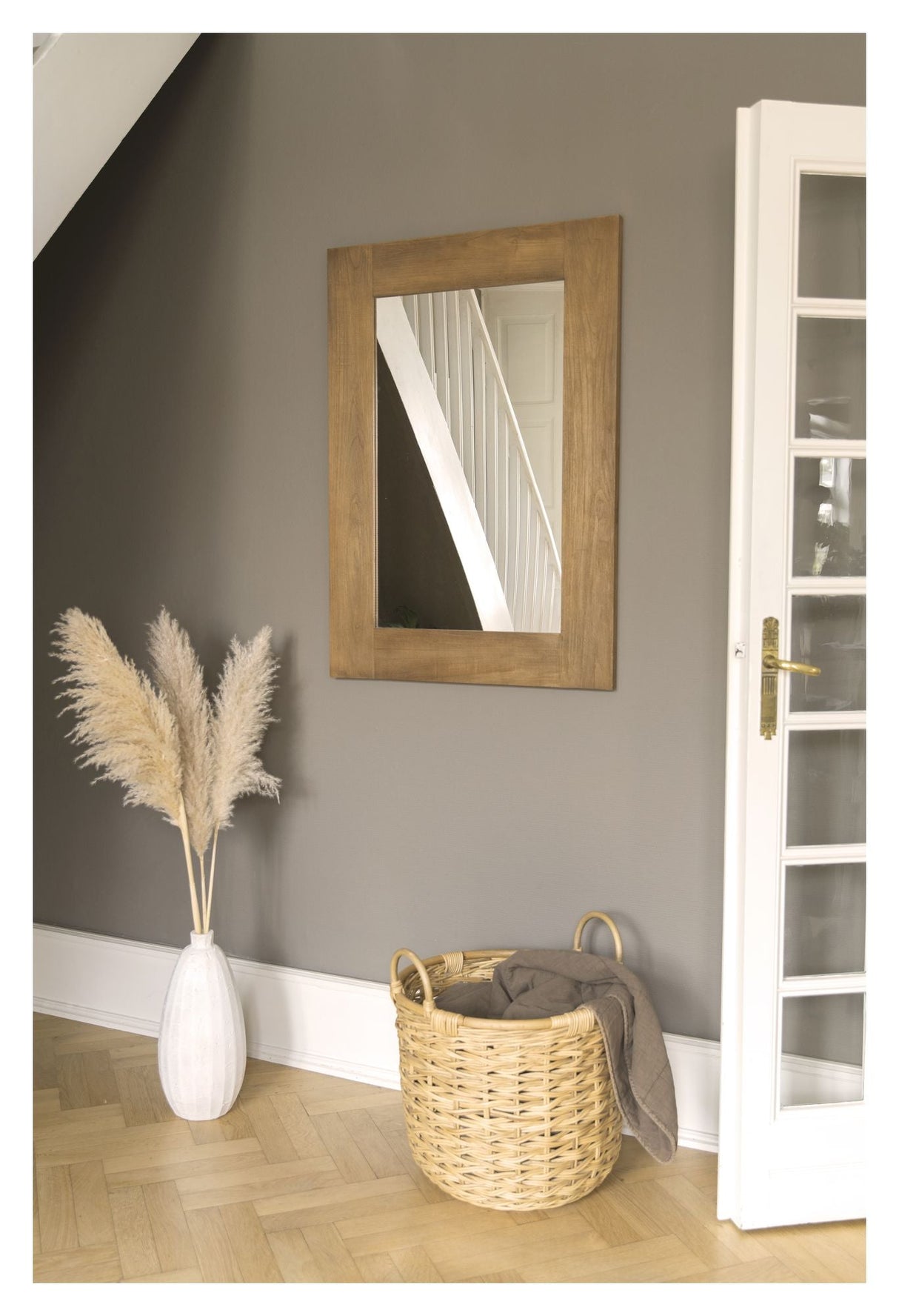 Lucas Classic Mirror, Teak, 100x70