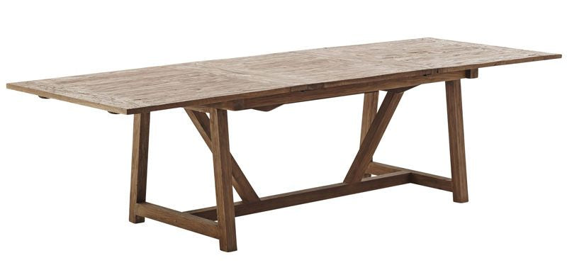 Lucas Teak Dining table with pull-out 200x100