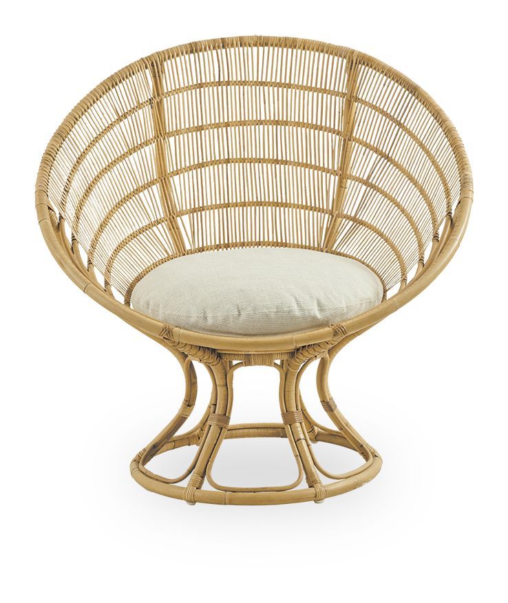 Luna Lounge Chair, Skin on Natural