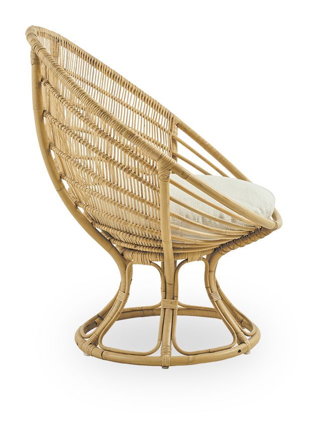 Luna Lounge Chair, Skin on Natural