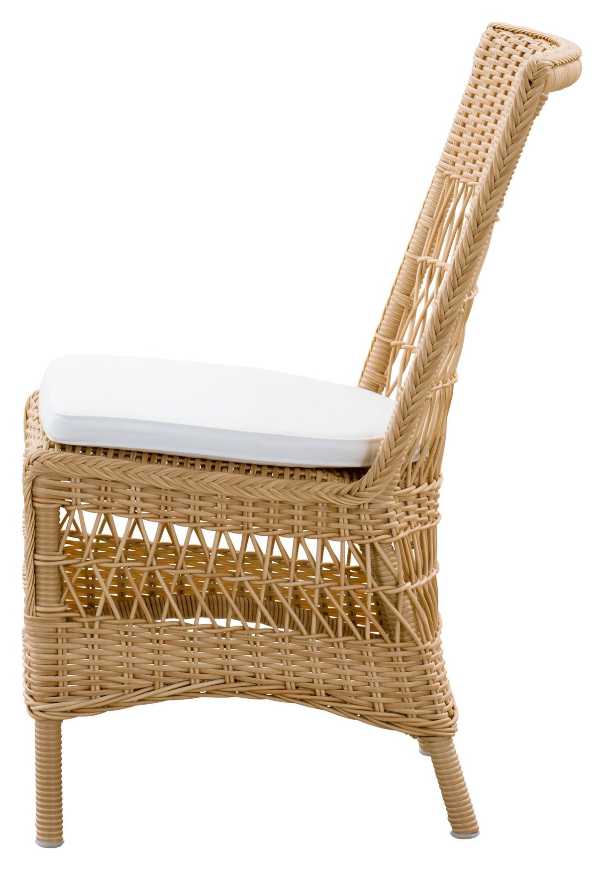 Marie Exterior Wicker Chair, Alu/Nature