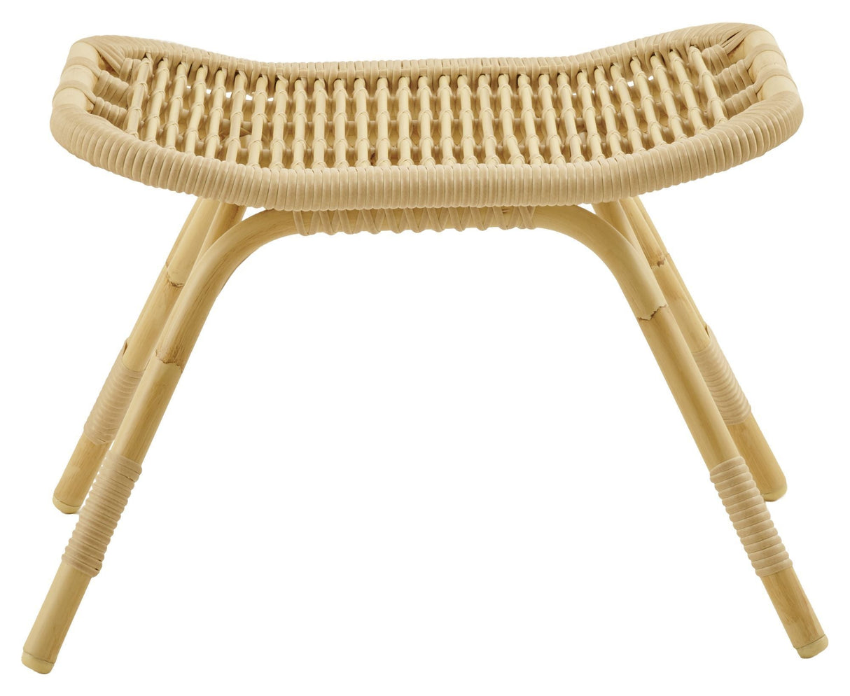 Monet Exterior Footstool, Alu-Rattan