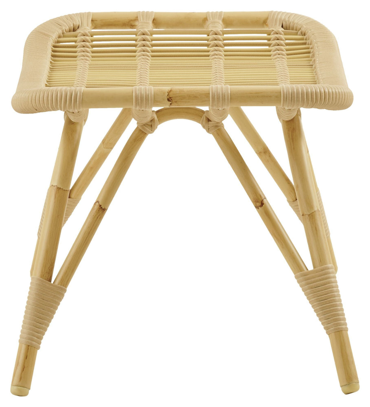 Monet Exterior Footstool, Alu-Rattan