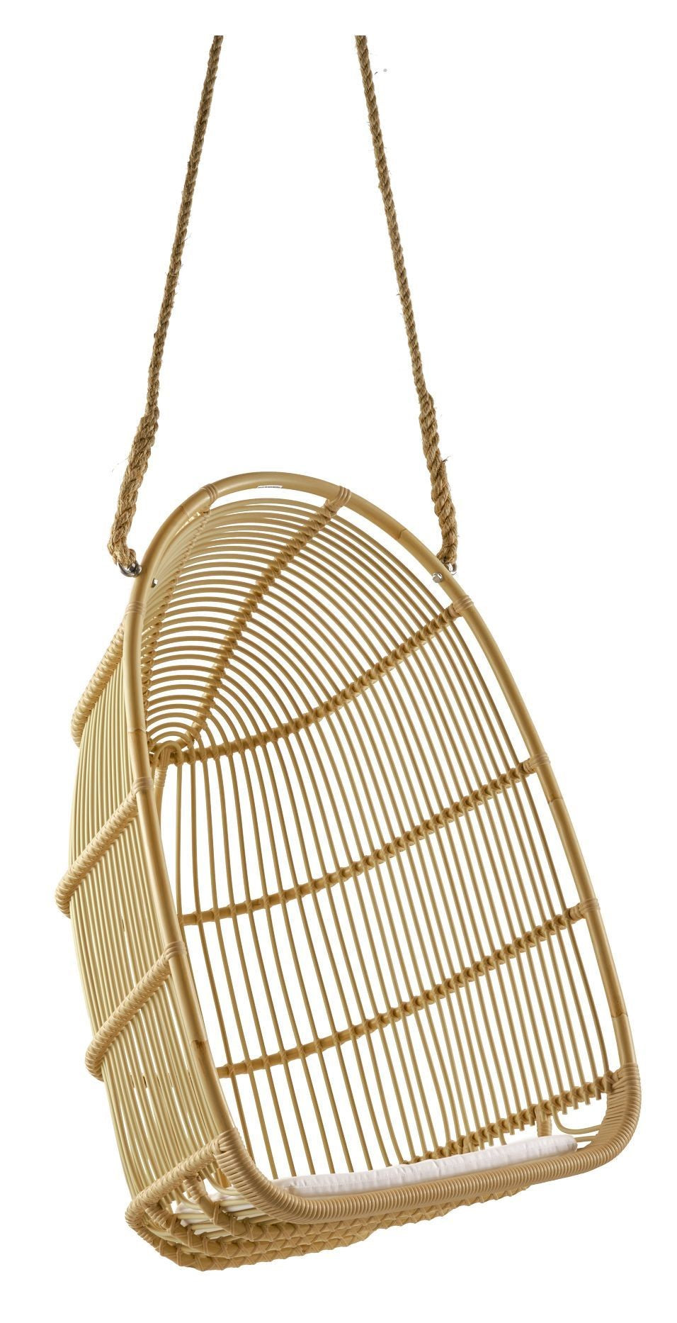 Renoir Exterior Hanging Chair, Alu-Rattan