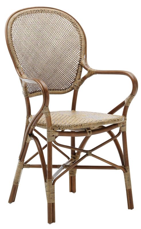 Rossini Dining chair with armrests, Antique