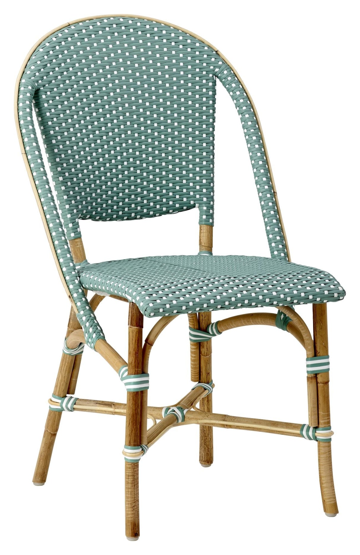 Sika-Design Sofie Café chair - Sage green w/white dot