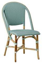 Sika-Design Sofie Café chair - Sage green w/white dot