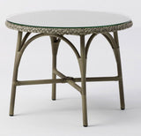 Victoria Exterior Garden Table, Antique Gray