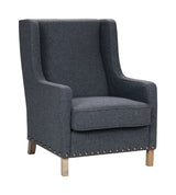 Skovbo Armchair - Dark Gray Wool