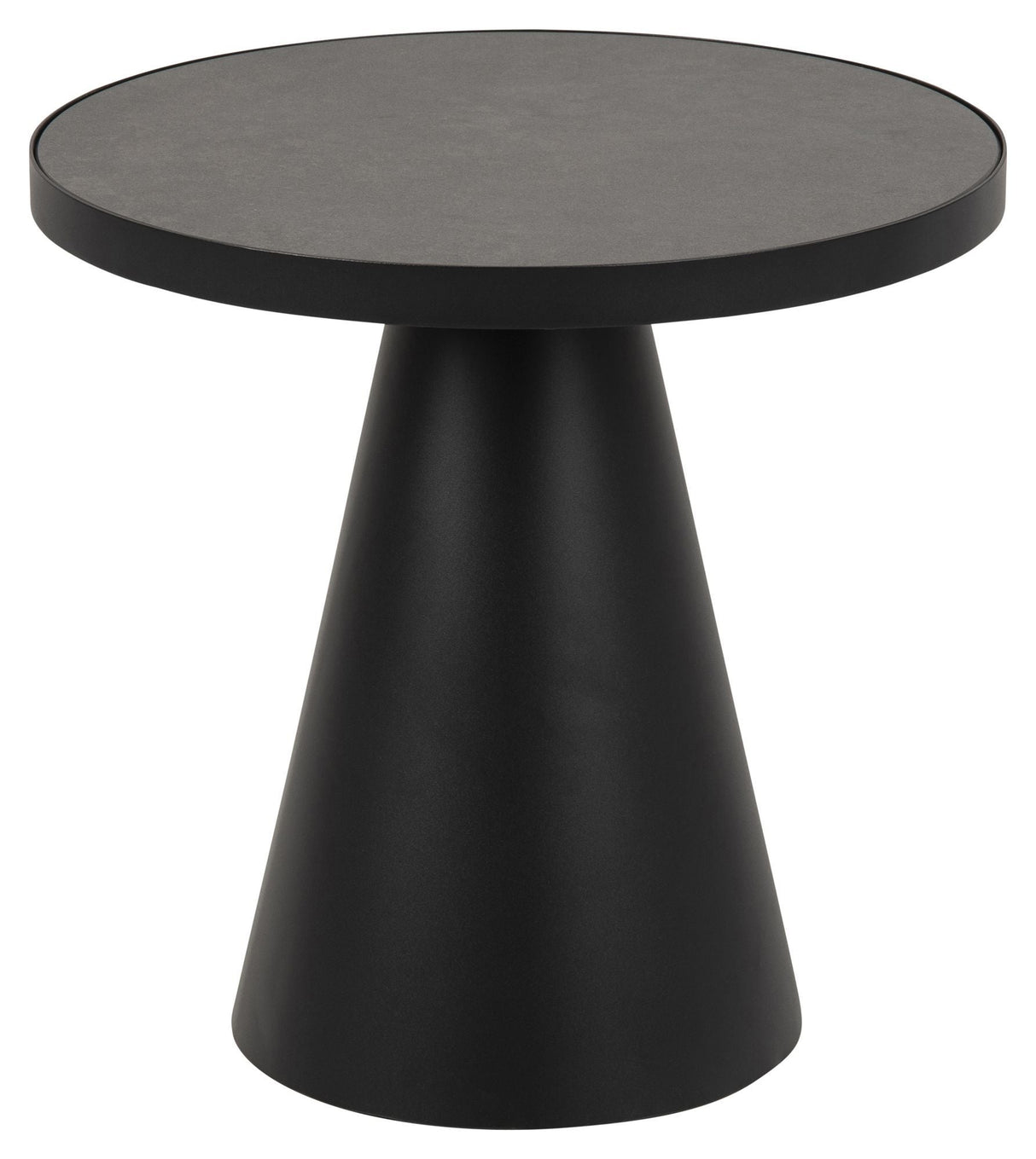 Soli Coffee Table Glass/Ceramics Fairbanks Black, Ø45