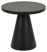 Soli Coffee Table Glass/Ceramics Fairbanks Black, Ø45