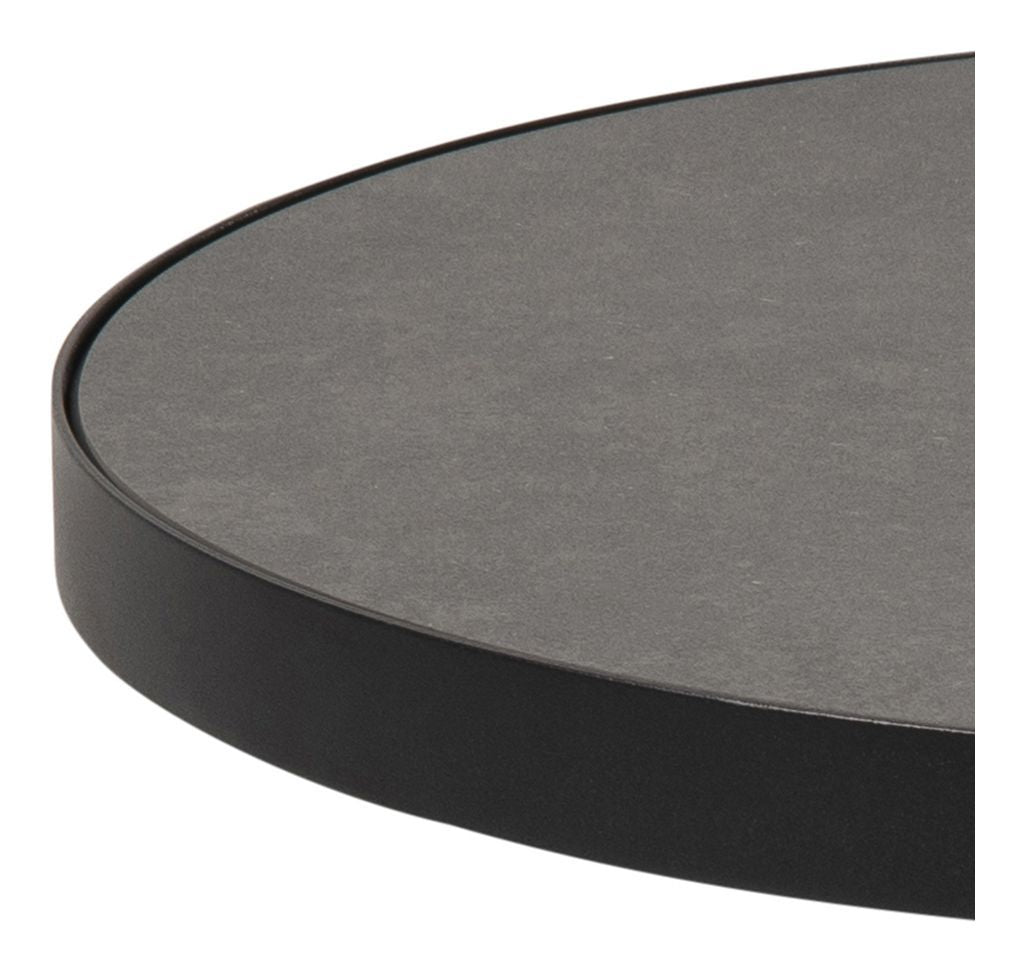 Soli Coffee Table Glass/Ceramics Fairbanks Black, Ø45