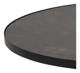 Soli Coffee Table Glass/Ceramic Fairbanks Black, Ø85