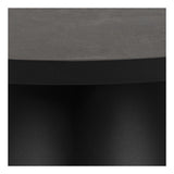 Soli Coffee Table Glass/Ceramic Fairbanks Black, Ø85