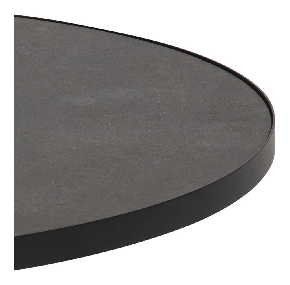 Soli Coffee Table Glass/Ceramic Fairbanks Black, Ø85